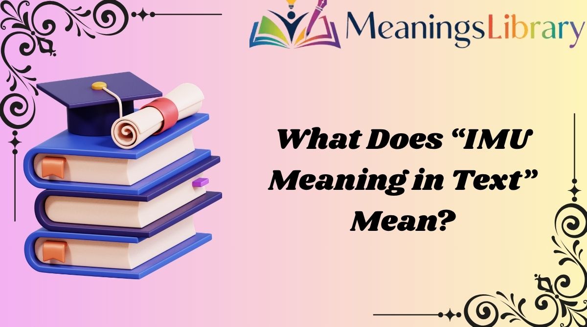 What Does “IMU Meaning in Text” Mean?