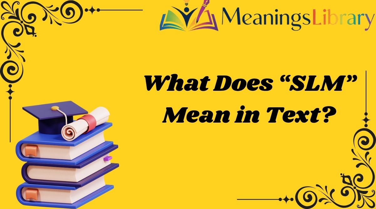 What Does “SLM” Mean in Text?