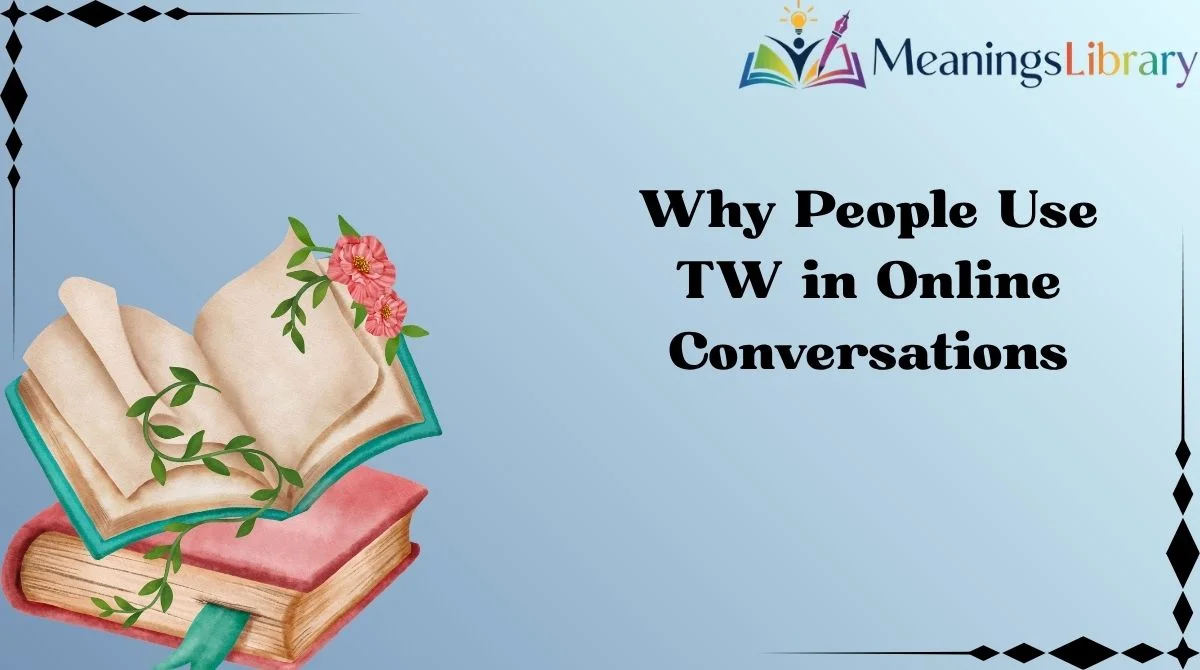 Why People Use TW in Online Conversations