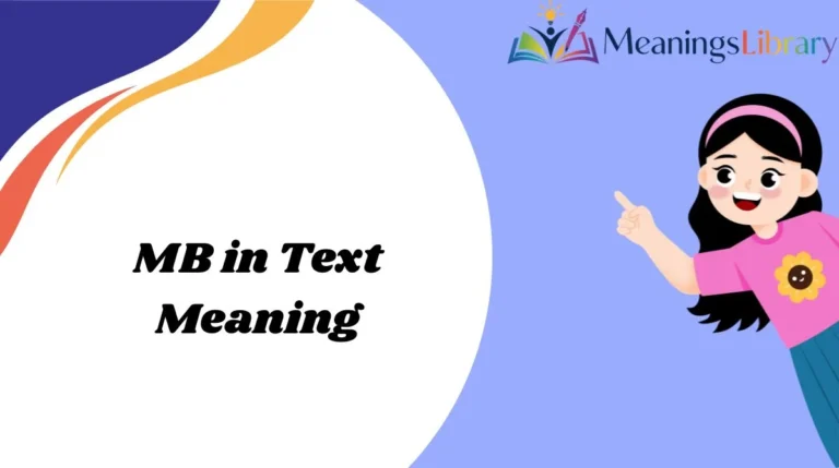 MB in Text Meaning