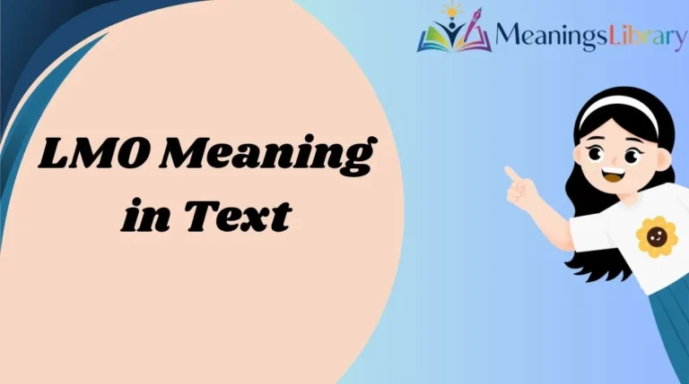 LMO Meaning in Text