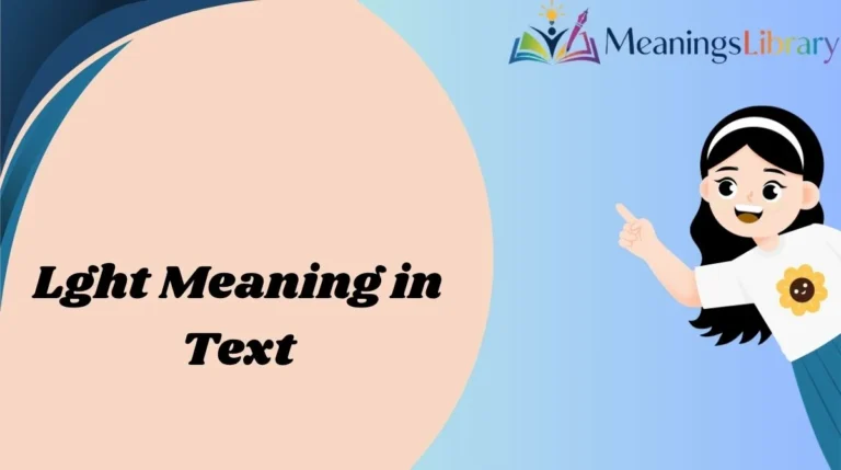 Lght Meaning in Text