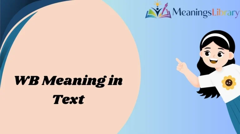 WB Meaning in Text