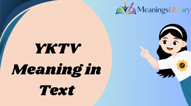 YKTV Meaning in Text