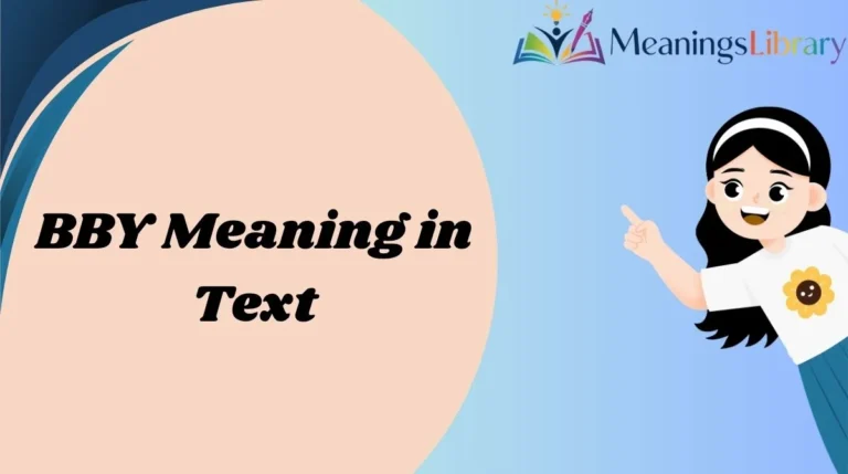 BBY Meaning in Text