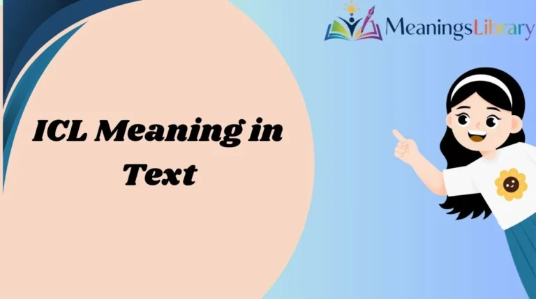 ICL Meaning in Text